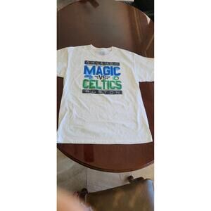 Orlando Magic Vs Boston Celtics Graphic T-Shirt   White